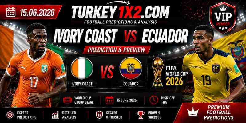 Ivory Coast vs Ecuador World Cup Prediction