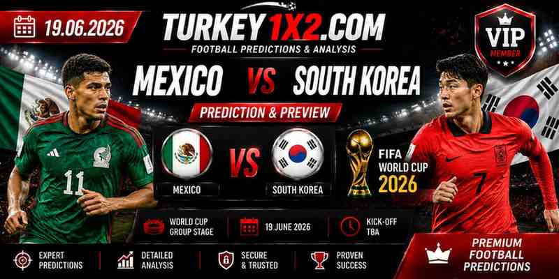 Mexico vs South Korea World Cup Prediction
