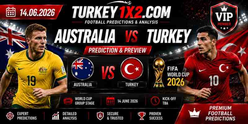 Australia vs Turkey World Cup Prediction